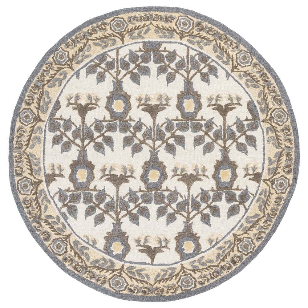 SAFAVIEH Handmade Earthly Treasure Aurelija Traditional Wool Rug