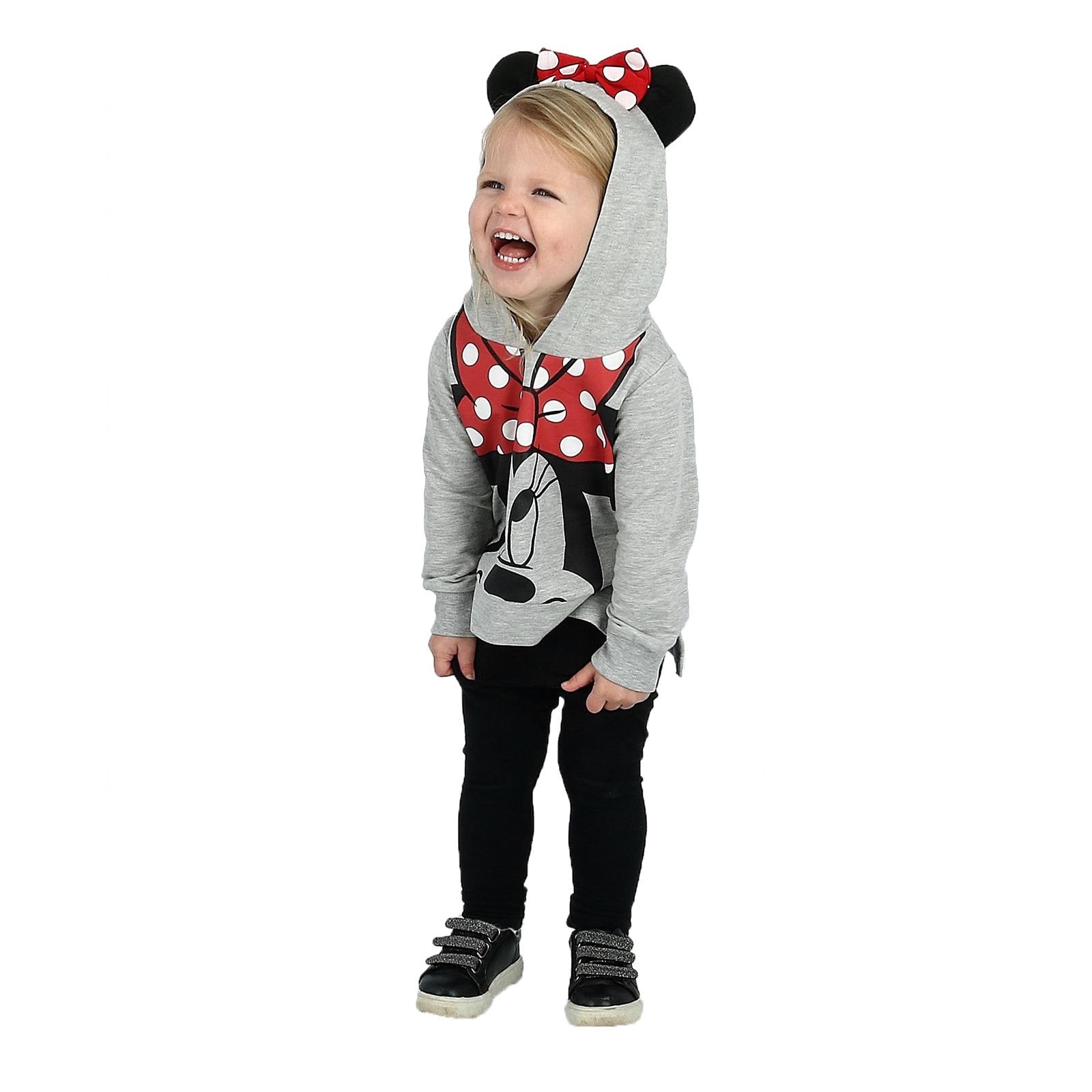 minnie mouse hoodie with ears toddler