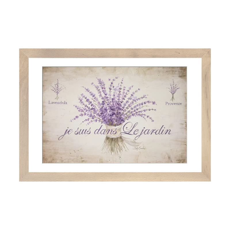 iCanvas "French Lavender" by Debi Coules - Natural - 24x32x1