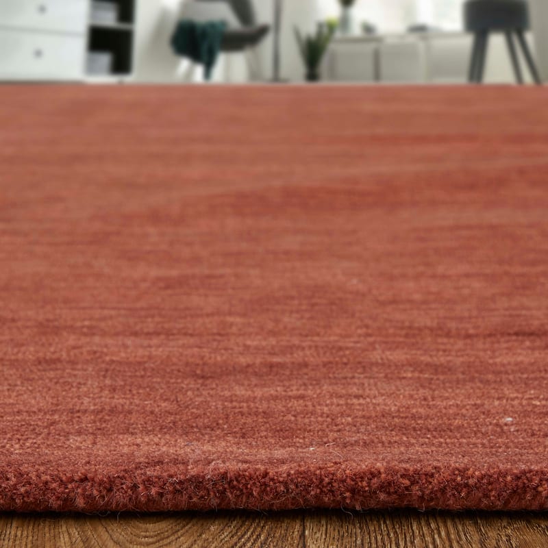 Grand Bazaar Celano Hand Woven Solid Modern Area Rug