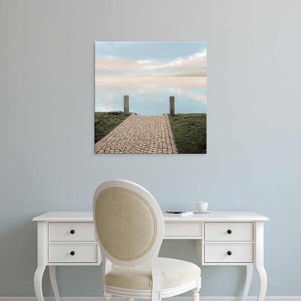 Easy Art Prints Alan Blaustein's 'Sunrise Harbor Vista' Premium Canvas Art