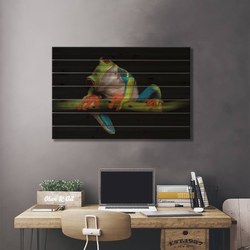 Curiosity Print On Wood by Ferdinando Valverde - Multi-Color