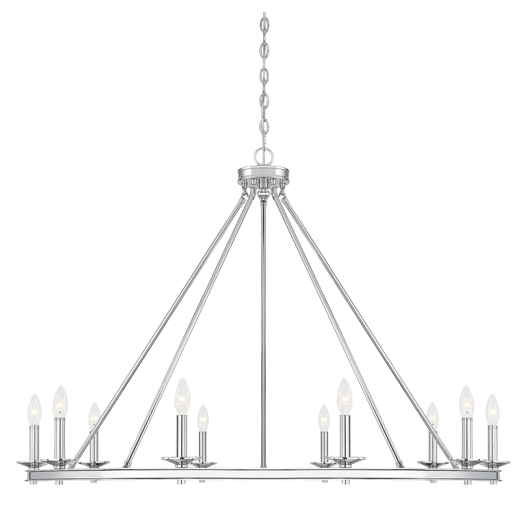 Savoy House Middleton 10 Light 45" Wide Taper Candle Ring Chandelier
