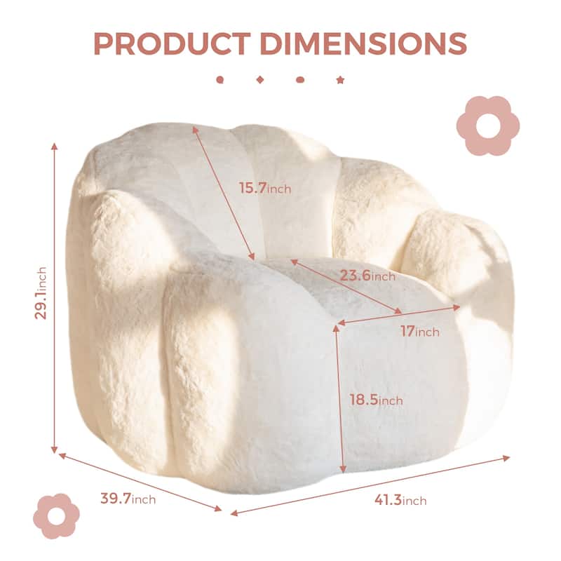Floral Shaped Bean Bag Chair