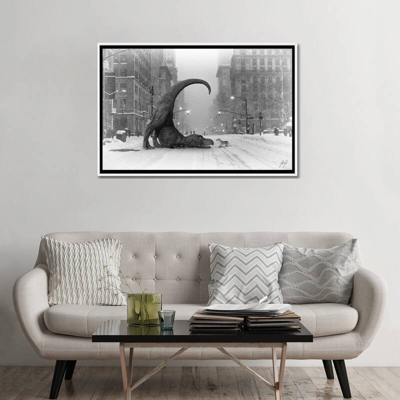 iCanvas "Wanna Play II" by Kathrin Federer Framed Canvas Print