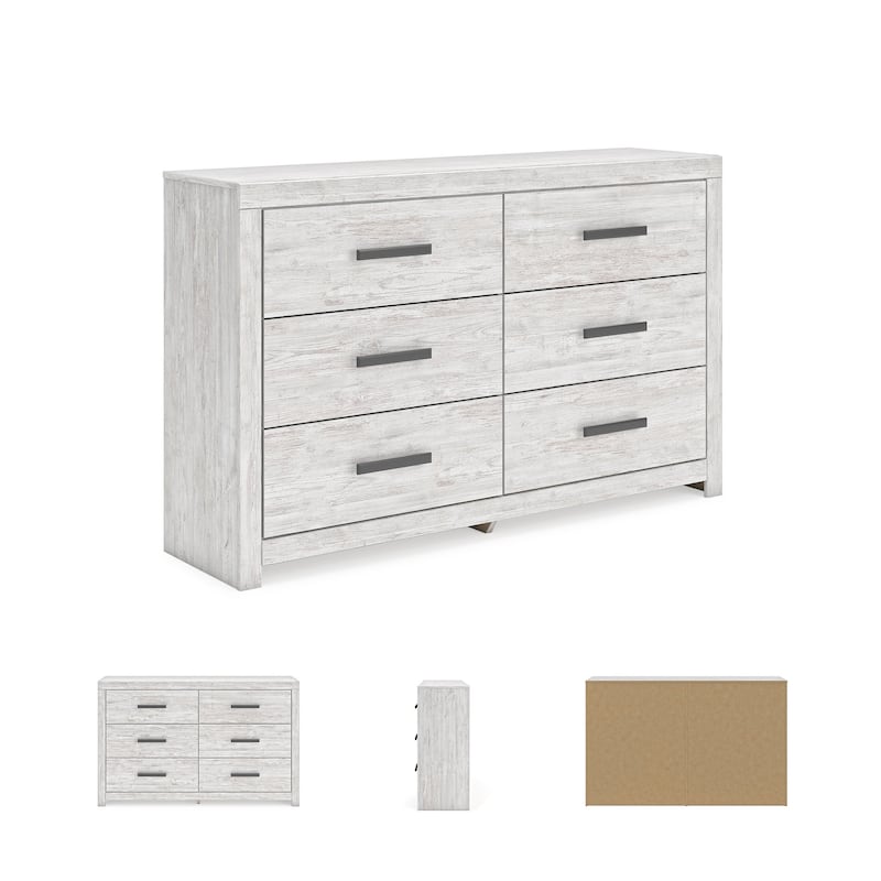 Signature Design by Ashley Cayboni Whitewash Dresser