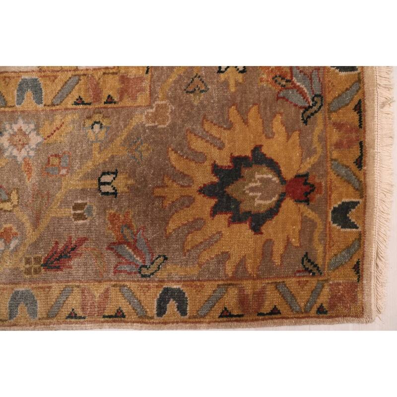 ECARPETGALLERY Hand-knotted Jules Serapi Beige Wool Rug - 8'11 x 11'9