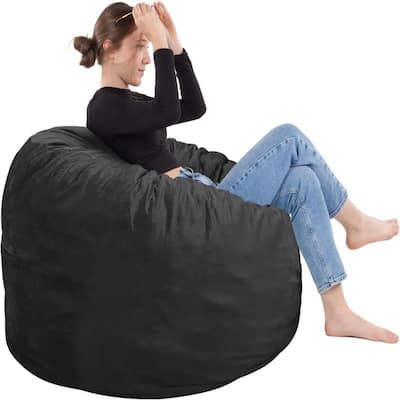 Bean Bag Chair 3Ft Memory Foam Filled