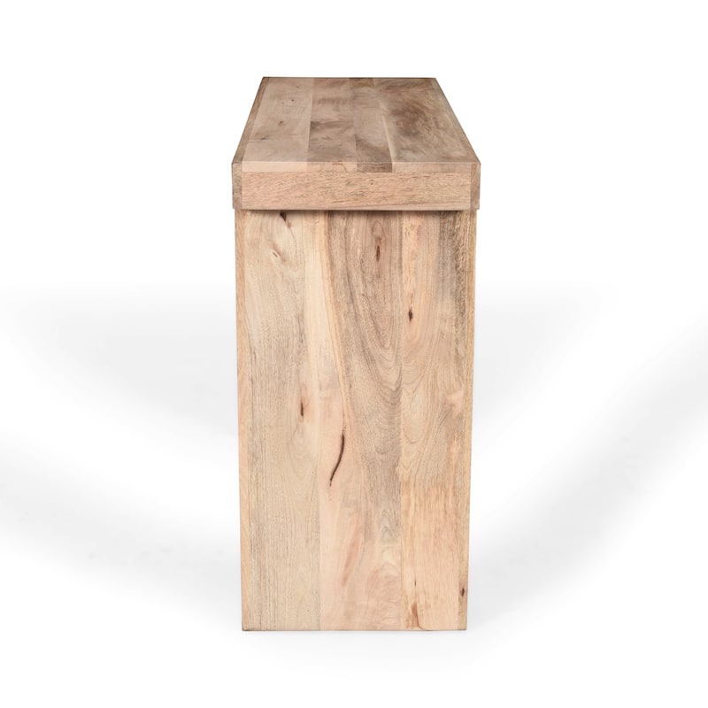 45" Thickened Farmhouse Mango Wood Console Table