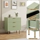 preview thumbnail 3 of 5, Garvee 3 Drawer Dresser for Bedroom, Fluted Modern Nightstand with Deep Drawers,Wooden Chest of Drawers