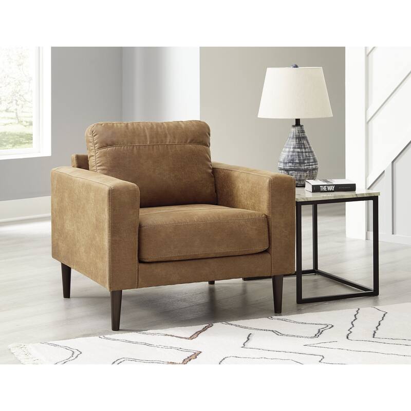 Signature Design by Ashley Telora Brown Chair - 36"W x 35"D x 35"H