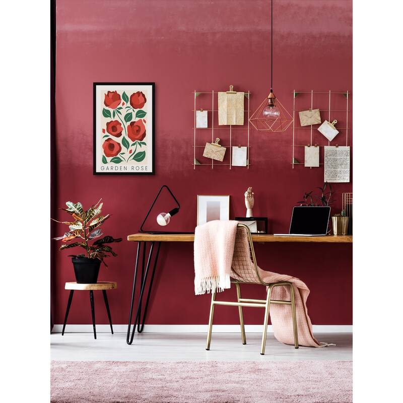 'Garden Rose' Framed Painting Print
