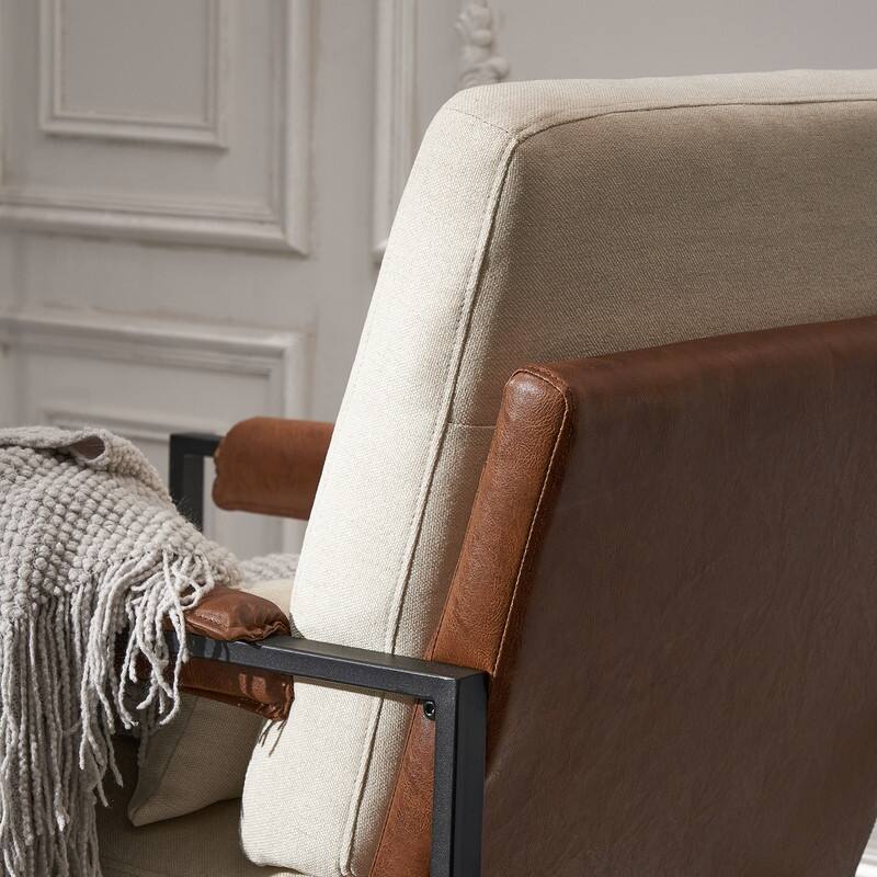 Modern Single Iron Frame Leisure Chair
