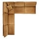 preview thumbnail 68 of 74, Commix Down Filled Overstuffed Velvet 5-Piece Sectional Sofa