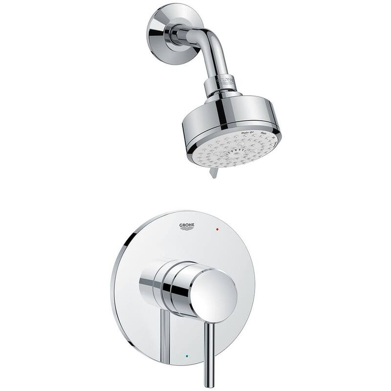 Grohe 10 249 5 Concetto Shower Only Trim Package with 1.75 GPM Multi - Starlight Chrome