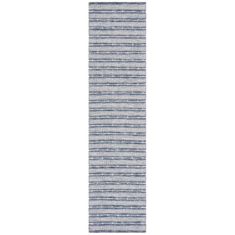 SAFAVIEH Handmade Striped Kilim Latoria Modern Cotton Rug -