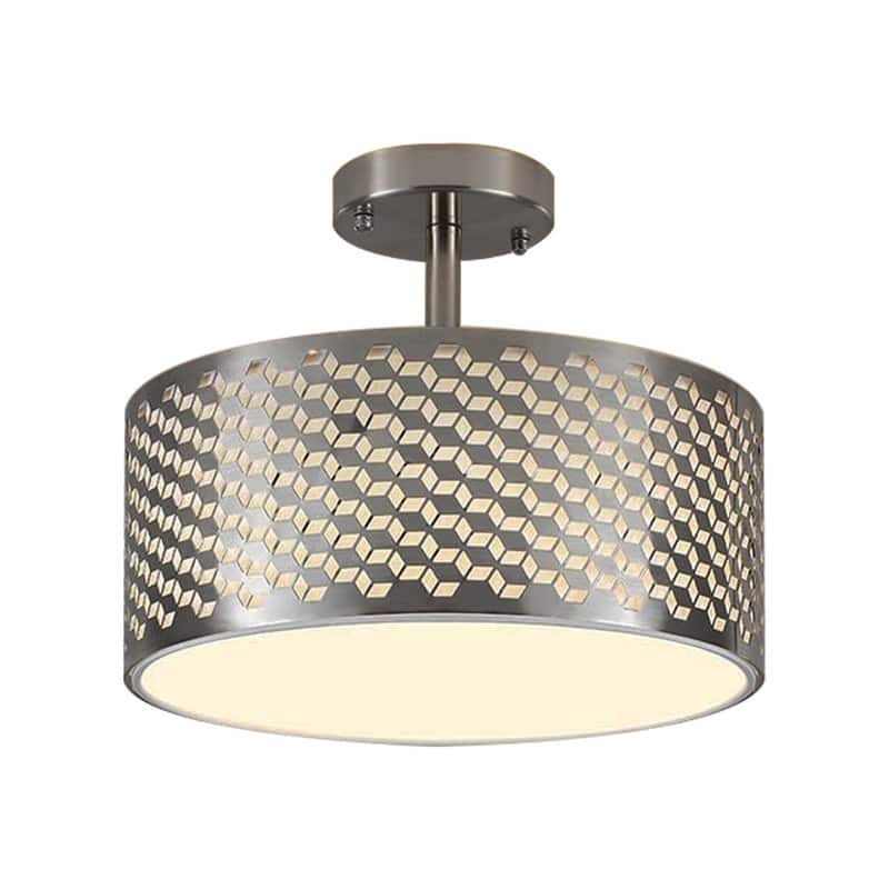 3 Bulb led light silver ceiling light metal dining light fixtures