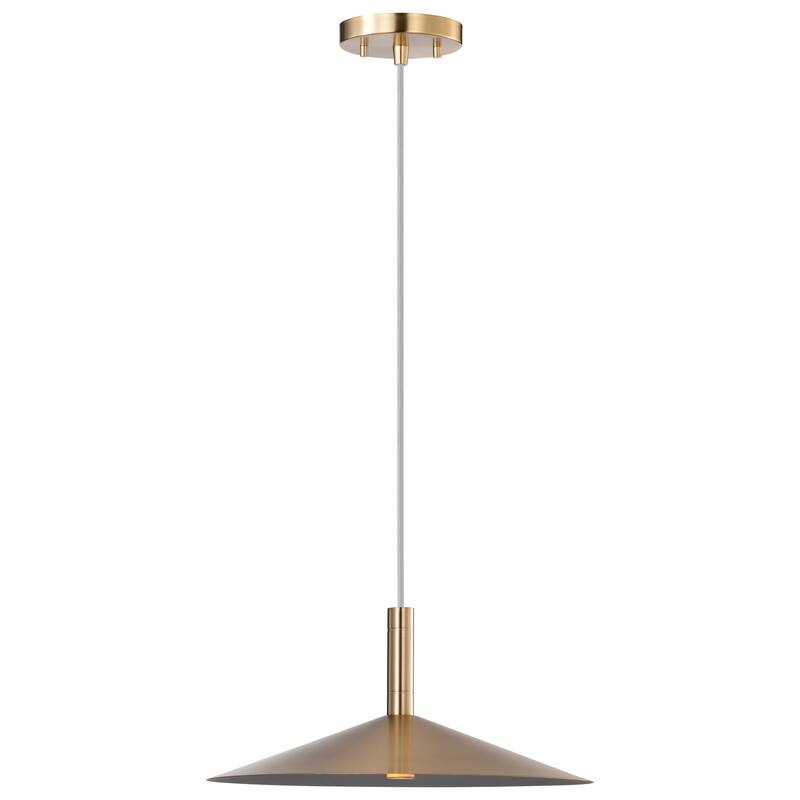 Corrine 14 Inch LED Pendant Burnished Brass 3K/4K/5K CCT Selectable - Burnished Brass