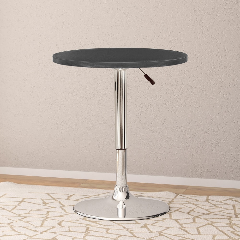 Maya Adjustable Height Round Bar Table