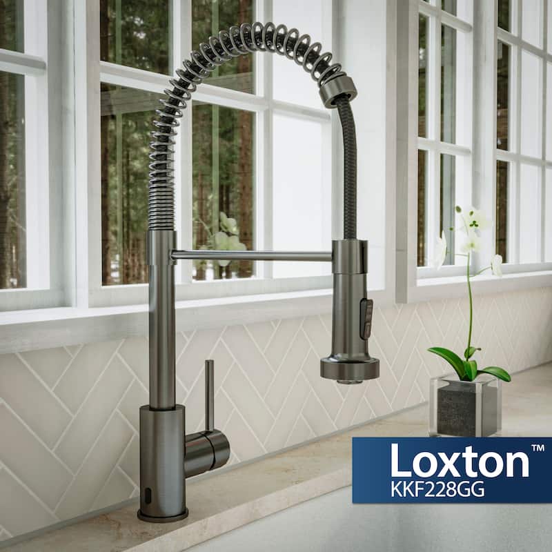 Karran Loxton Touchless Single-Handle Pull-Down Sprayer Kitchen Faucet