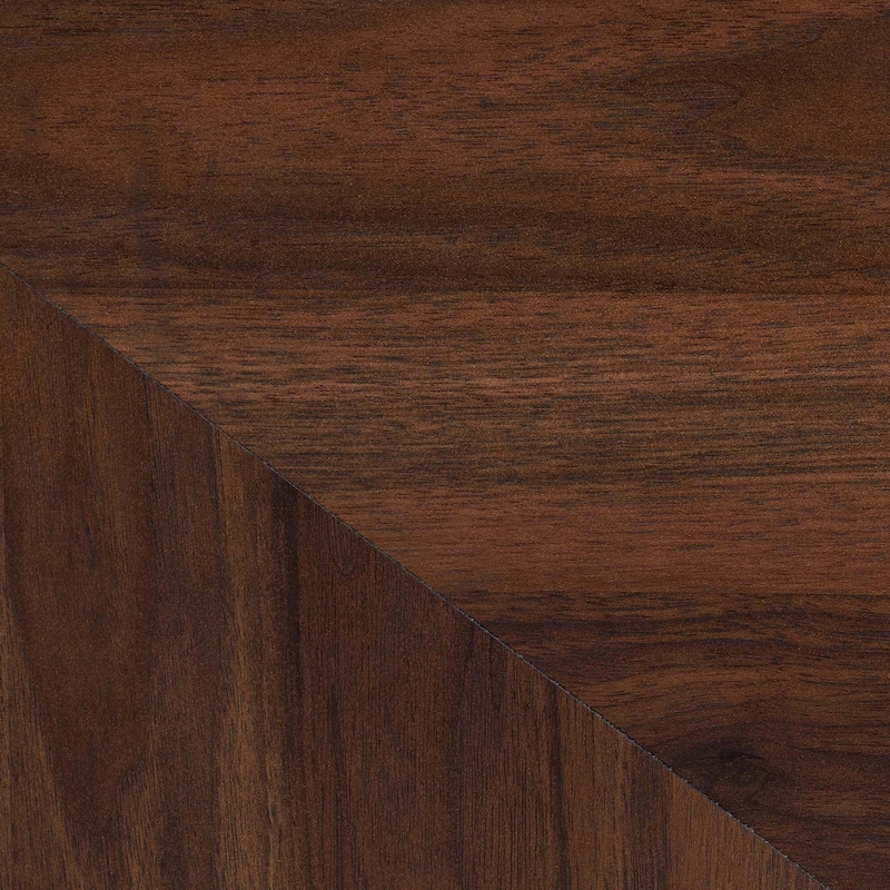 Graceland Mid-Century Modern Transitional Walnut Brown Finished Wood 6-Drawer Dresser