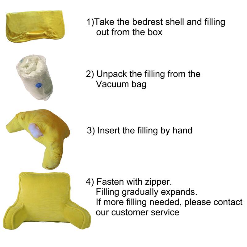 Super soft Lounger Need Assembly Bedrest Reading Pillow