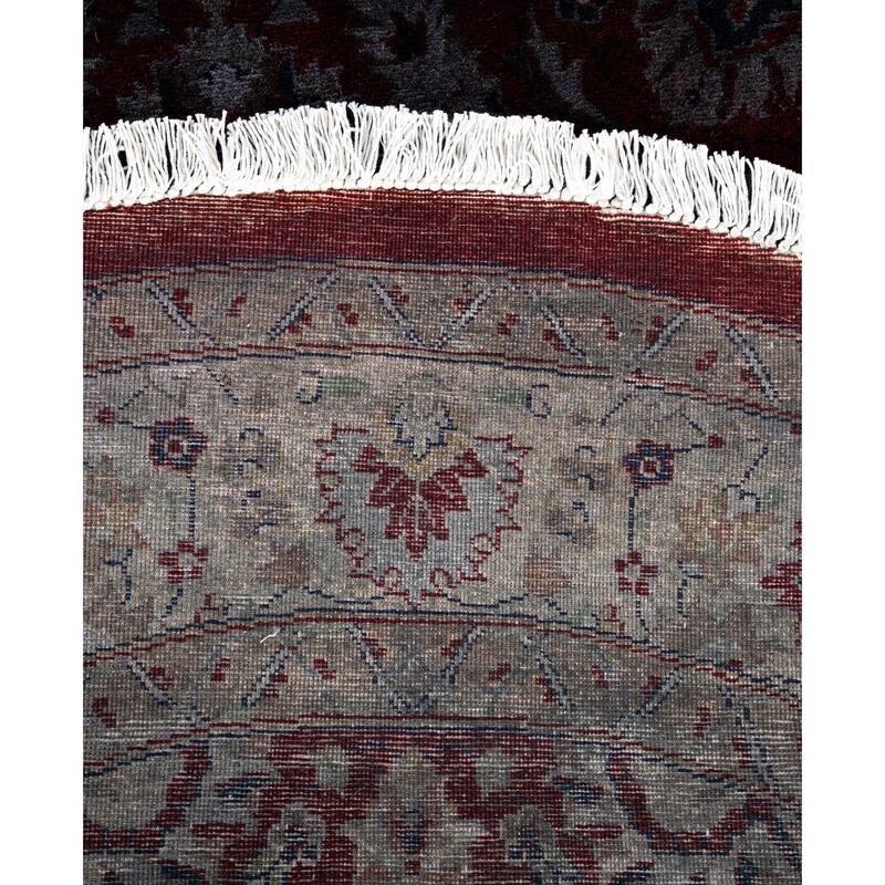 Overdyed One-of-a-Kind Hand-Knotted Area Rug - Red - 5' 1" x 5' 3"