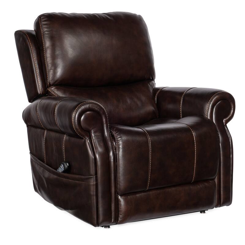 Hooker Furniture RC602-PHLL4 39" Wide Leather Recliner Table - Brown