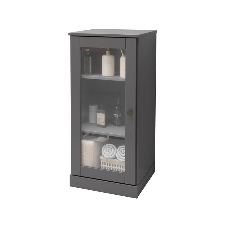 100% Solid Wood 16.5" Bathroom Cabinet with Optional Doors by Palace Imports