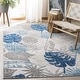 preview thumbnail 2 of 37, SAFAVIEH Cabana Leala Indoor/ Outdoor Waterproof Patio Floral Rug 2' x 4' - Grey/Blue