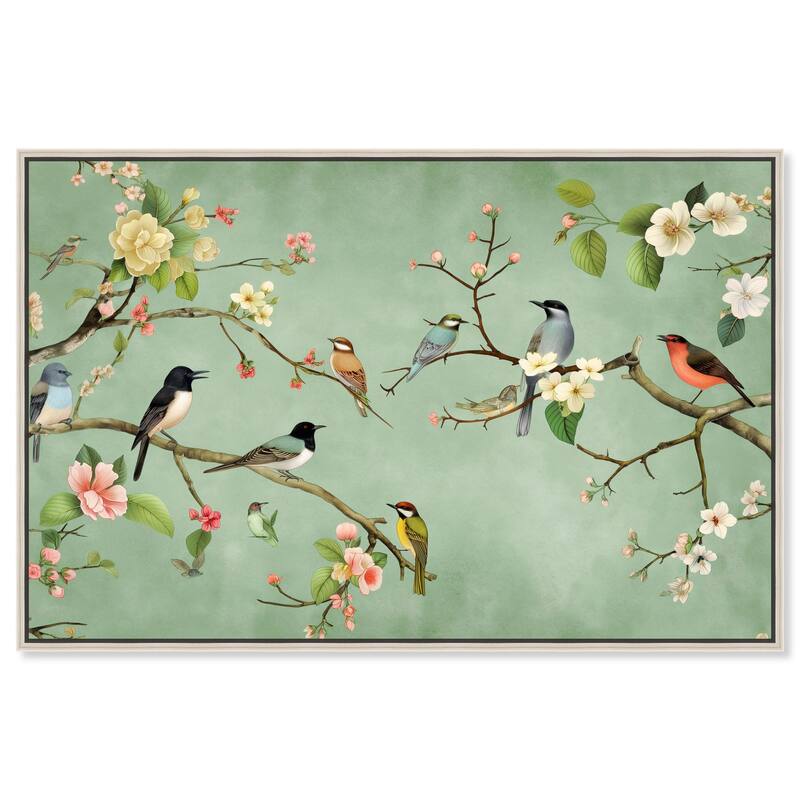 Restful View Canvas by Art Remedy - Silver - 24" x 16"