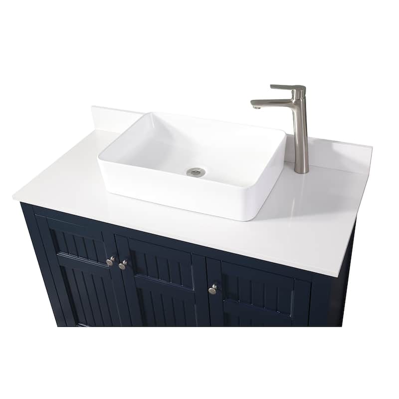 42" Causal Style vessel sink Triadsville Bathroom Sink Vanity Model