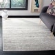 preview thumbnail 84 of 224, SAFAVIEH Adirondack Vera Modern Ombre Distressed Area Rug 6' x 8' - Ivory/Silver - Rectangle