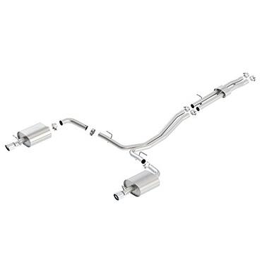 Shop Borla 140656 S Type Cat Back Exhaust System 2 25 2 5 In Inc