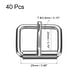 Roller Buckles, Multi-Purpose Metal Belt Pin Buckle for Bags - Bed Bath ...