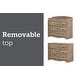 preview thumbnail 15 of 14, South Shore Angel Changing Table 6-drawers, Weathered Oak - N/A