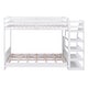 preview thumbnail 13 of 35, Full Over Full/Futon Bunk Bed w/ Stairs, Small Shelf & 3 Drawers, Bottom Bed can be Converted into Daybed, Convertible Bunk Bed