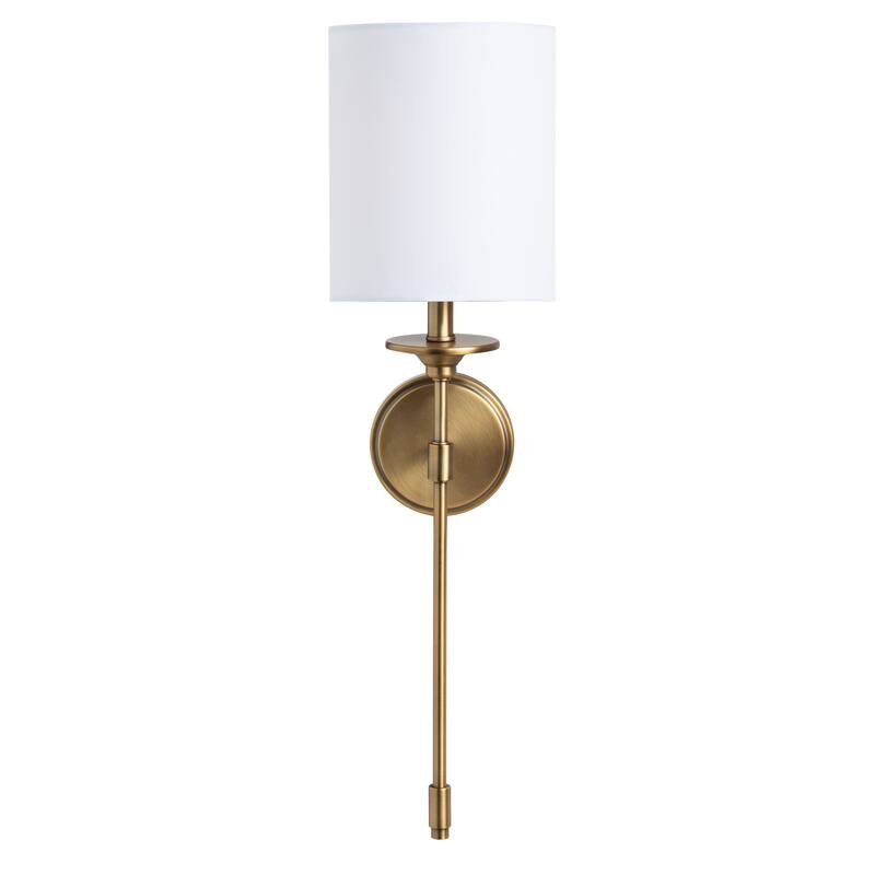 Olympia 1-Light Metal Wall Sconce, Gold