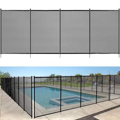 Black Mesh Fencing with 4 Panel(s) Included