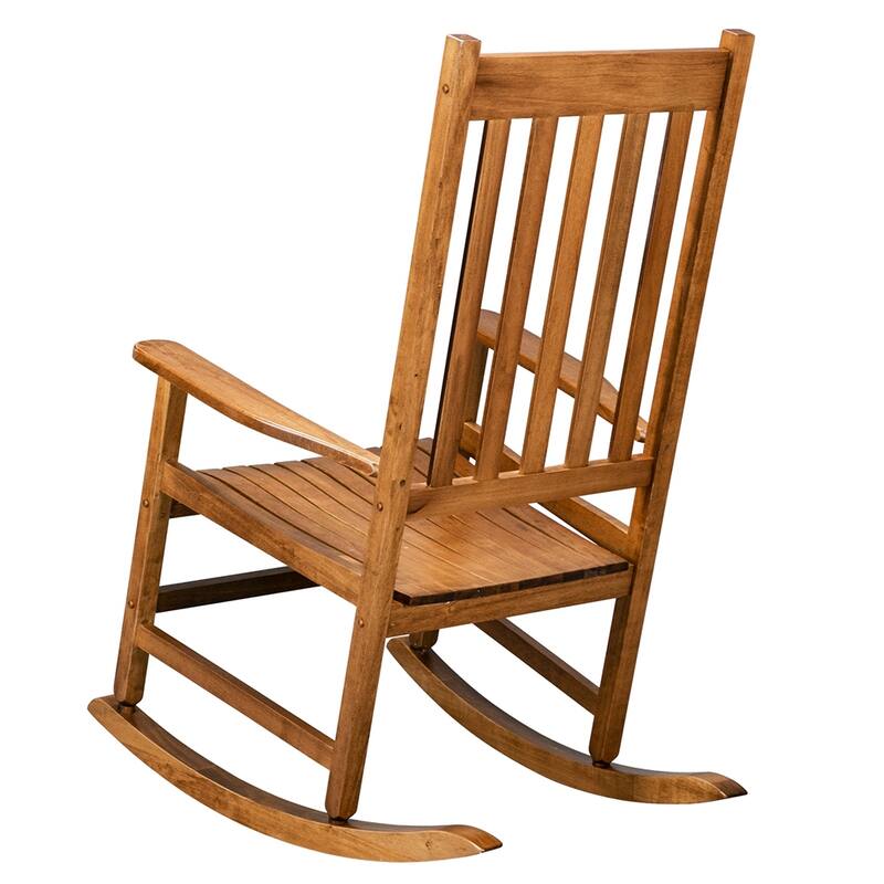 Outdoor Simple Style Wooden Rocking Chair
