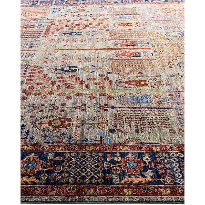Serapi One-of-a-Kind Hand-Knotted Area Rug - Brown, 8' 0" x 9' 9" - 8' 0" x 9' 9"