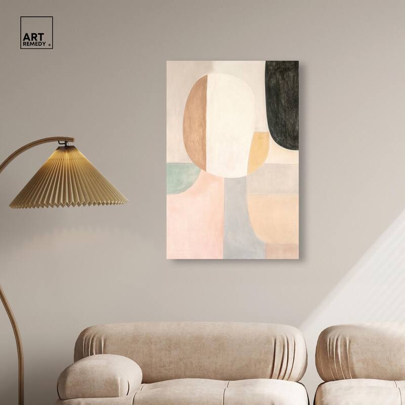 Soft Cubism I Canvas by Art Remedy, Gallery Wrapped