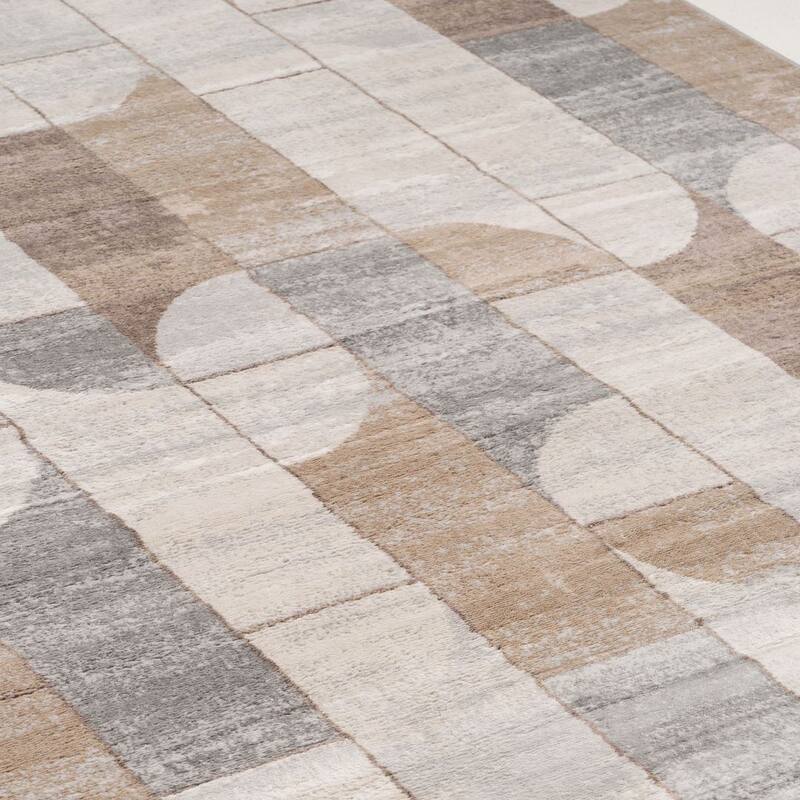 KUKOON Beige Wabi Sabi Abstract Area Rug Bed Bath & Beyond 40494270