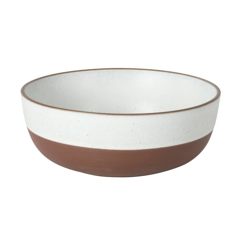 Gibson Elite William Crest 4 Piece Nesting Bowl Set, Stoneware Reactive Glaze, 5", 6.25", 7.5", 9", Prep & Serving Bowls