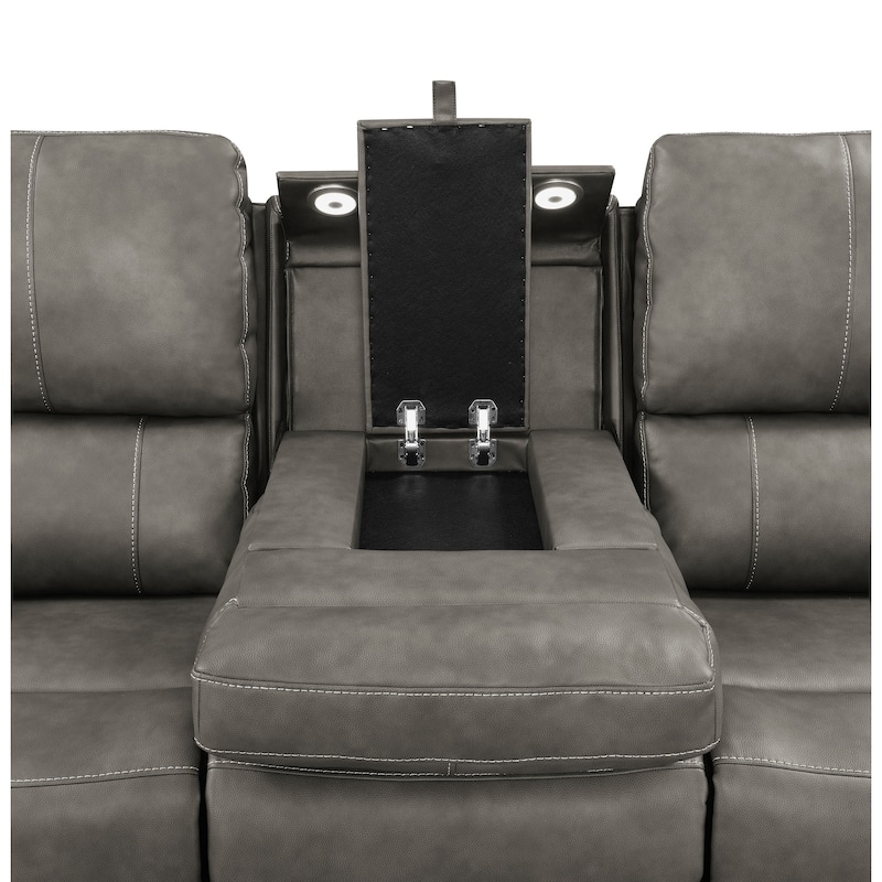 Brickston Triple Power Reclining Sofa Set