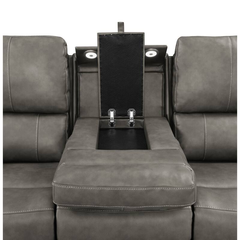Brickston Triple Power Reclining Sofa
