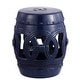 preview thumbnail 2 of 78, Lucky Coins 16" Chinese Ceramic Drum Garden Stool Blue