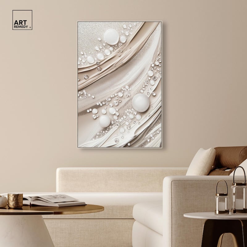 Viscous Veils IV Canvas by Art Remedy