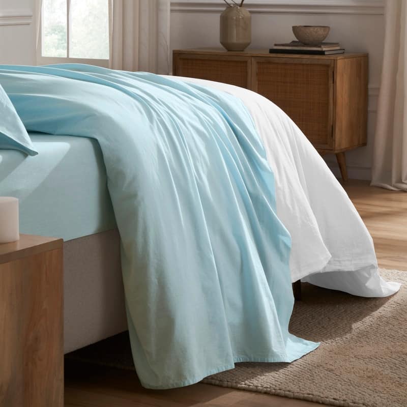 Superior Carmen 100% Cotton Relaxed Wash Bed Sheet Set