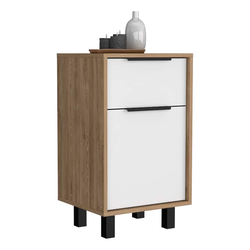 Nightstand Maryland Z,One Drawer,One Cabinet，for Living Room,and Dining Room